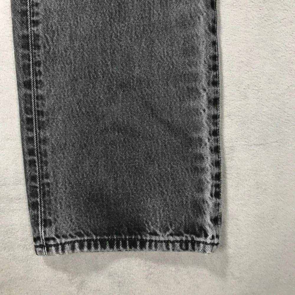 Vintage Y2K Levi's 501 Jeans Men's 34x34 Black Faded Gray Grunge Rock Button Fly